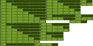 Abstract Green Pixel Art Design PNG
