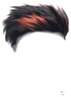 Abstract Hair Swishin Darkness PNG Image