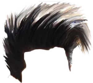 Abstract_ Hair_ Swoosh PNG Image