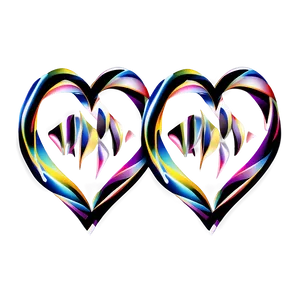 Abstract Heart Line Pattern Png Jxn PNG Image