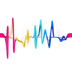 Abstract Heartbeat Line Design Png Rda39 PNG Image