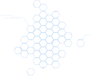 Abstract Hexagonal Network Pattern PNG Image