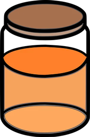 Abstract Honey Barrel Icon PNG Image