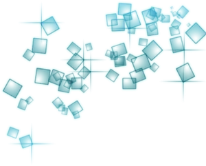 Abstract Ice Crystal Overlay PNG Image