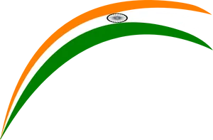 Abstract Indian Flag Design PNG Image