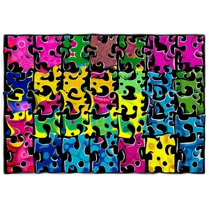 Abstract Jigsaw Design Png 54 PNG Image