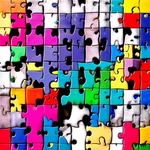 Abstract Jigsaw Design Png 96 PNG Image