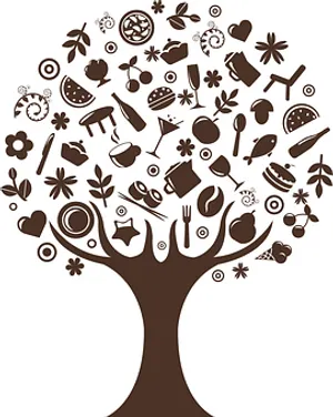Abstract Life Concept Tree PNG Image