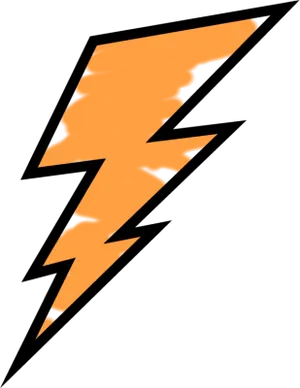 Abstract Lightning Bolt Graphic PNG
