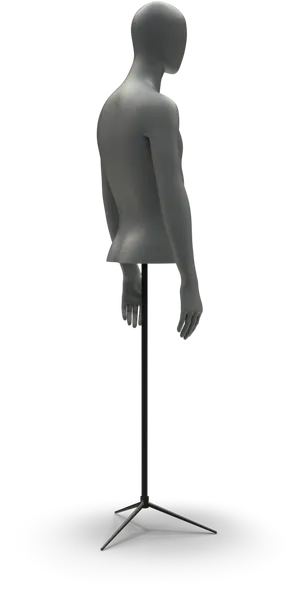 Abstract Mannequin Torso Stand PNG Image