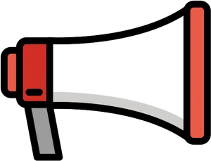 Abstract Megaphone Icon PNG Image