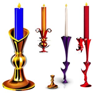 Abstract Metal Candlestick Png 35 PNG Image