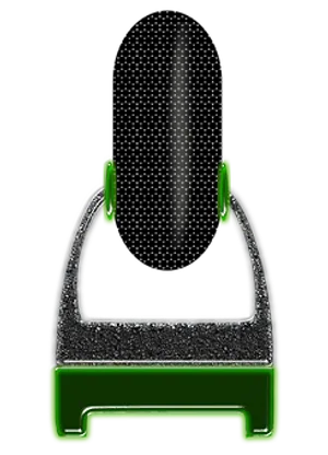 Abstract Microphone Outline PNG Image