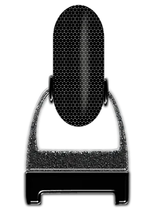 Abstract Microphone Silhouette PNG Image