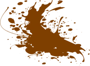 Abstract Mud Splatter Texture PNG Image