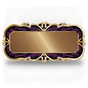 Abstract Name Plate Png 06122024 PNG Image