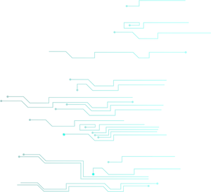 Abstract Neon Circuitry PNG Image