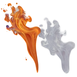 Abstract Orange Smoke Illustration Png Yqj PNG Image