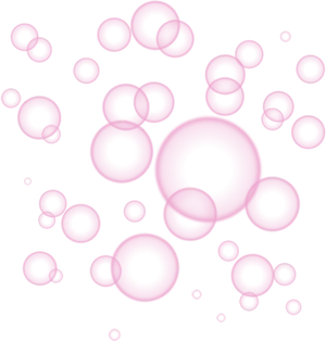 Abstract Pink Circles Pattern PNG Image