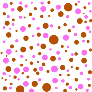 Abstract Pinkand Brown Dots Pattern PNG Image