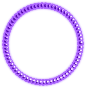 Abstract Purple Circle Design PNG Image