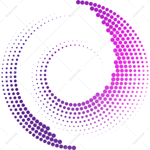 Abstract Purple Circles Gradient Background PNG Image