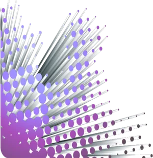 Abstract Purple Dotsand Lines Burst PNG Image