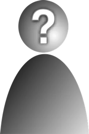 Abstract Question Mark Graphic PNG Image