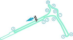 Abstract Racetrack Map Graphic PNG Image