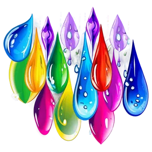 Abstract Raindrop Art Png Imu59 PNG Image