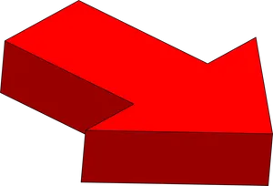 Abstract Red Arrow Design PNG Image