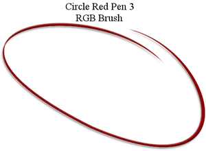 Abstract Red Circleon Black Background PNG Image