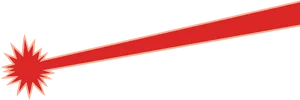 Abstract Red Comet Graphic PNG Image