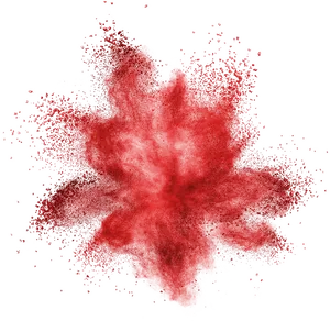 Abstract Red Explosionon Gray Background PNG Image