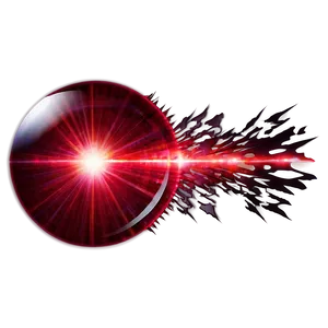 Abstract Red Lens Flare Png Baw PNG Image