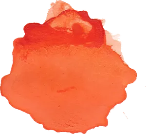 Abstract Red Paint Blob PNG Image