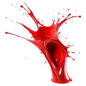 Abstract Red Paint Splash Png Nic8 PNG Image