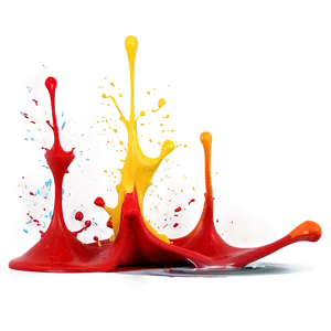 Abstract Red Paint Splash Png Yda PNG Image