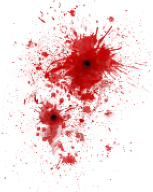 Abstract Red Spatter Pattern PNG Image