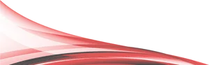 Abstract Red Wave Design PNG Image