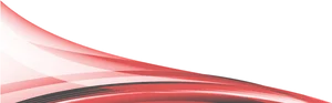 Abstract Red Wave Design PNG Image