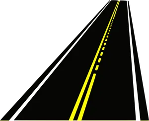 Abstract Roadway Lines PNG Image