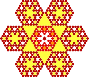 Abstract Sierpinski Triangle Pattern Image