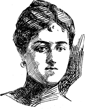 Abstract Silhouette Portrait PNG Image