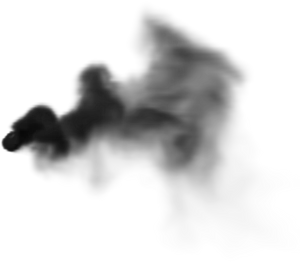 Abstract Smoke Plume Graphic PNG Image