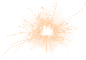 Abstract Spark Explosion PNG Image