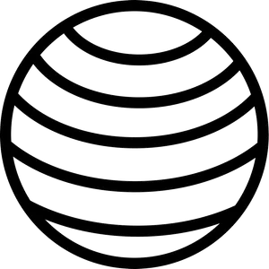 Abstract Spherical Lines Graphic PNG Image