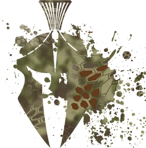 Abstract Splatter Artwork PNG Image