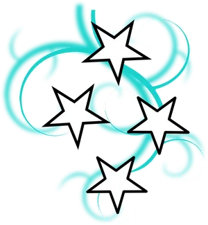 Abstract Star Tattoo Design PNG Image