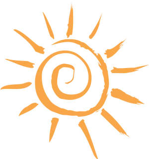 Abstract Sun Design Graphic PNG Image